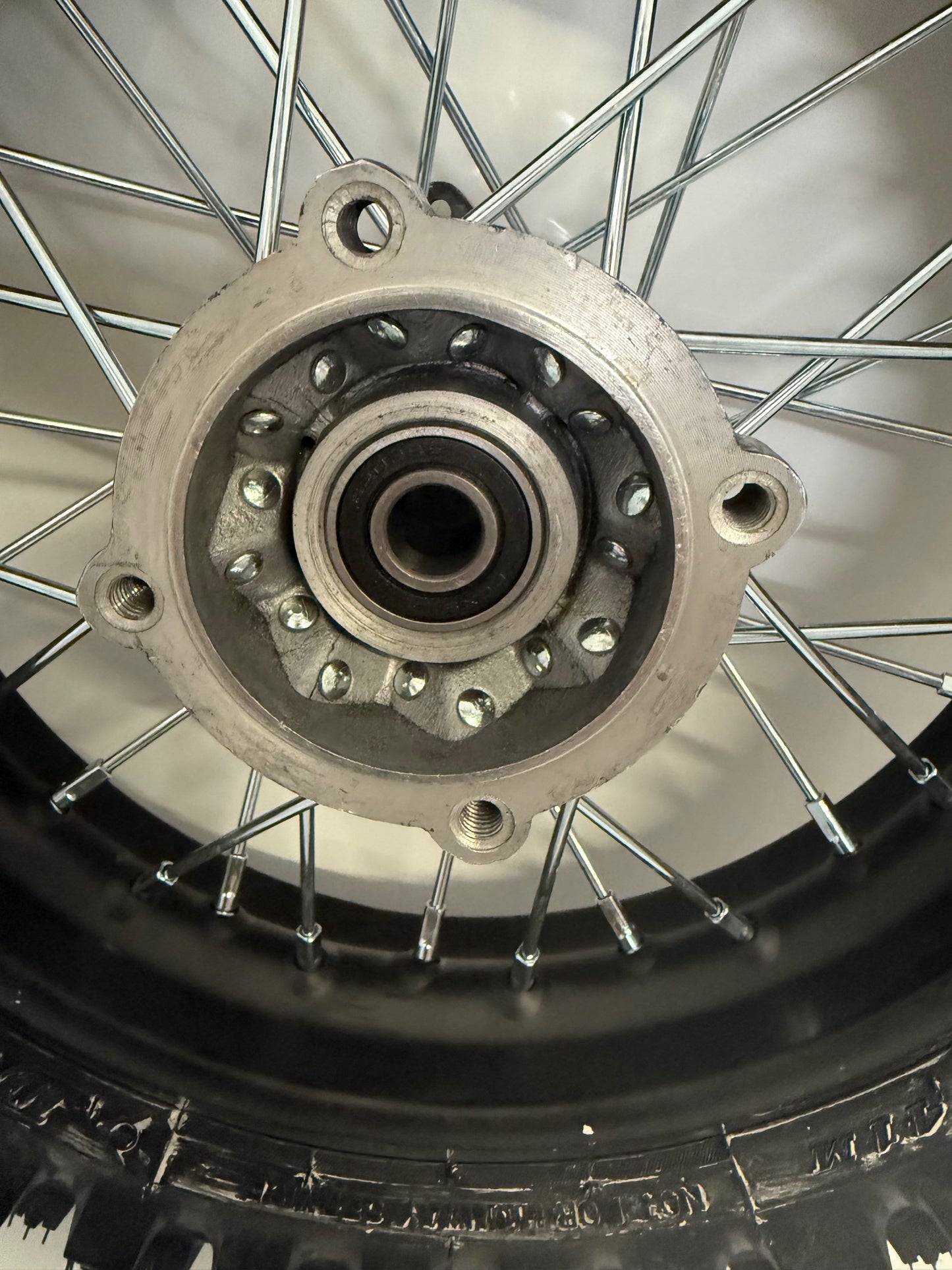 SSR Motorsports Complete Rear Wheel Assebly w/tire SR125 TR 80/100-12 A00344-18-00-KIT