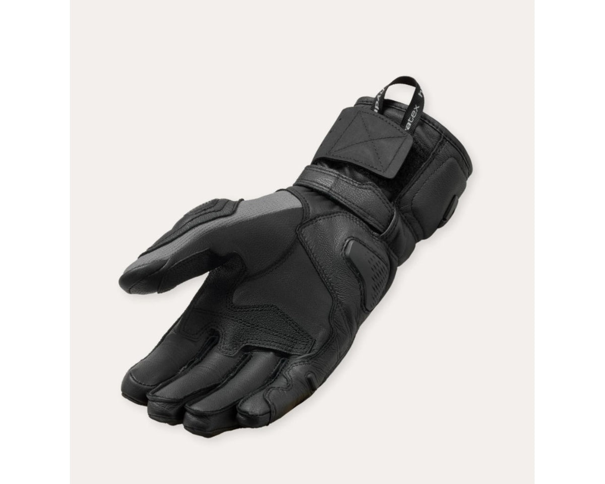 REV'IT! Men's Sand 5 H2O Adventure Touring Motorcycle Gloves, Black Black