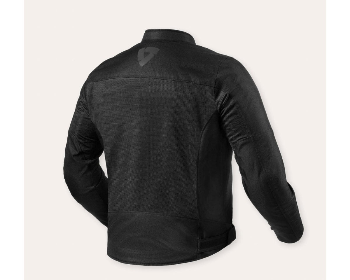 REV'IT! Men's Eclipse 2 Mesh Motorcycle Jacket, Black Black