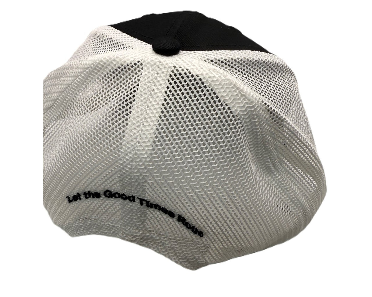 Kawasaki Truetimber Panda Baseball Cap Solid Black/White VER 2 K004-4129-BKNS-2