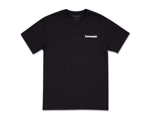 Kawasaki Checkered Flag Shirt Black