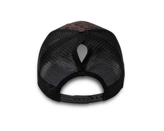 Kawasaki Women's Floral Baseball Cap K005-4143-BRNS