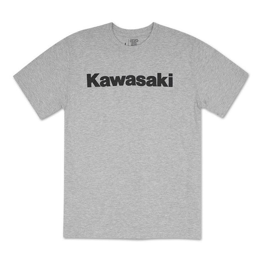 Kawasaki American Checkered Flag T-Shirt Grey