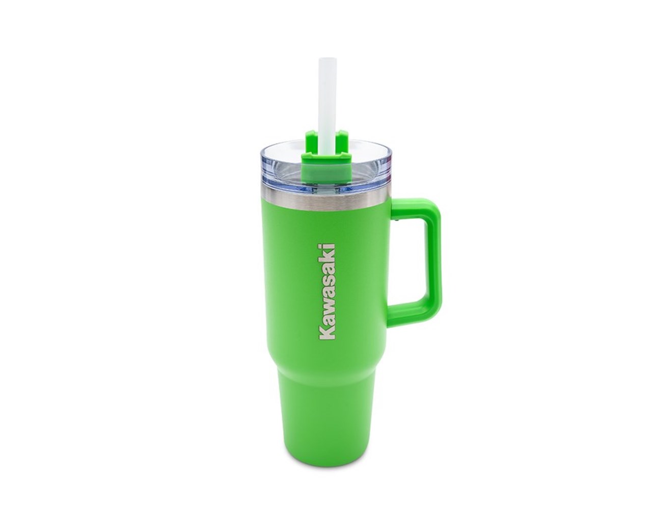 Kawasaki 40oz Twist Closure Straw Lid Tumbler Green K064-9053-GNNS