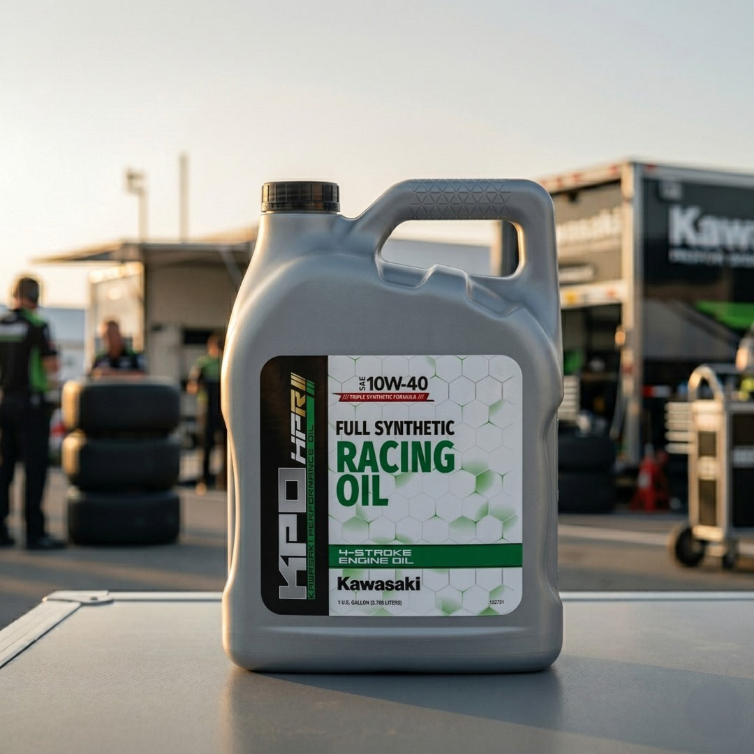 Kawasaki KPO Full Synthetic 4-Stroke Oil 10W40 3 Gallon Case Kit K61021-50R-01Q