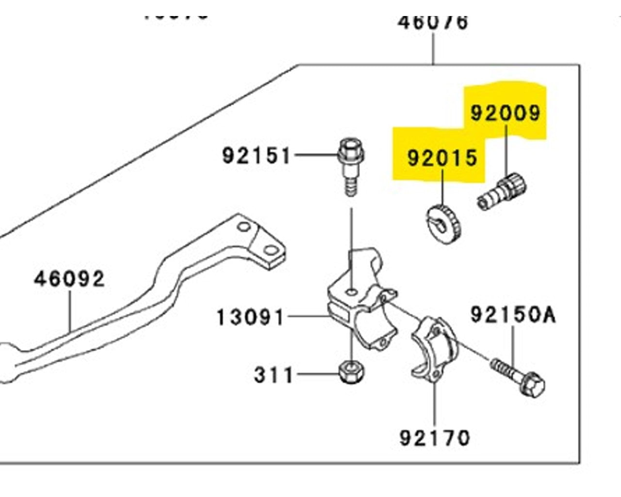 Moose Universal Clutch Brake Lever Cable Adjuster with Nut 8mm x 1.25 pirch 0615-0181