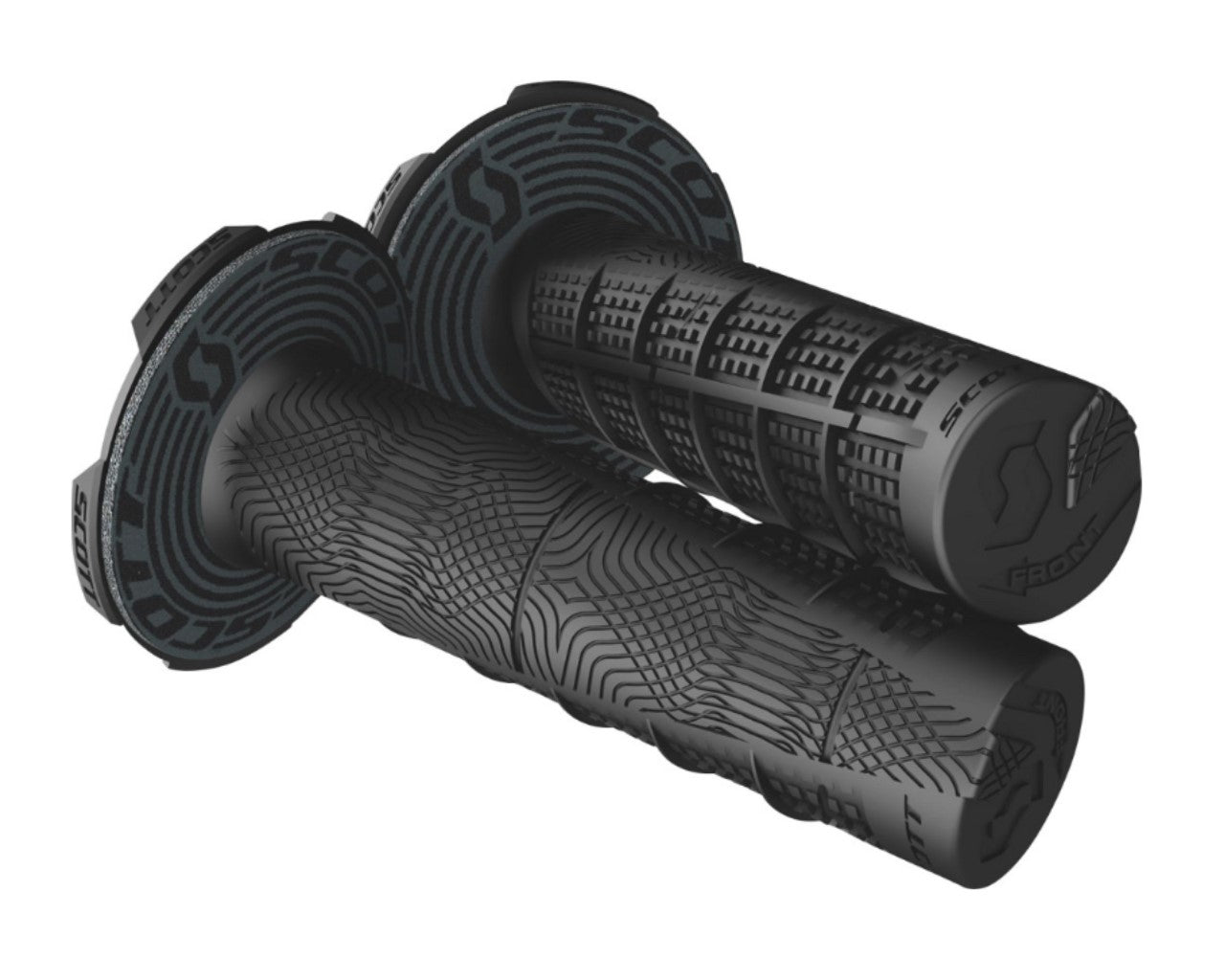 Scott Scott MX Grips Deuce + Donut Grip 7/8"` Black 0630-2995