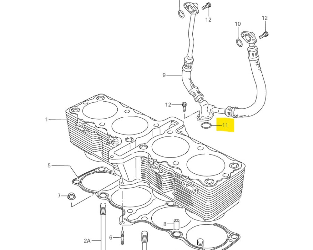 Suzuki OEM O-Ring Oil Filter and more Multi Fit DR650 DR LS650 DL650 09280-15007