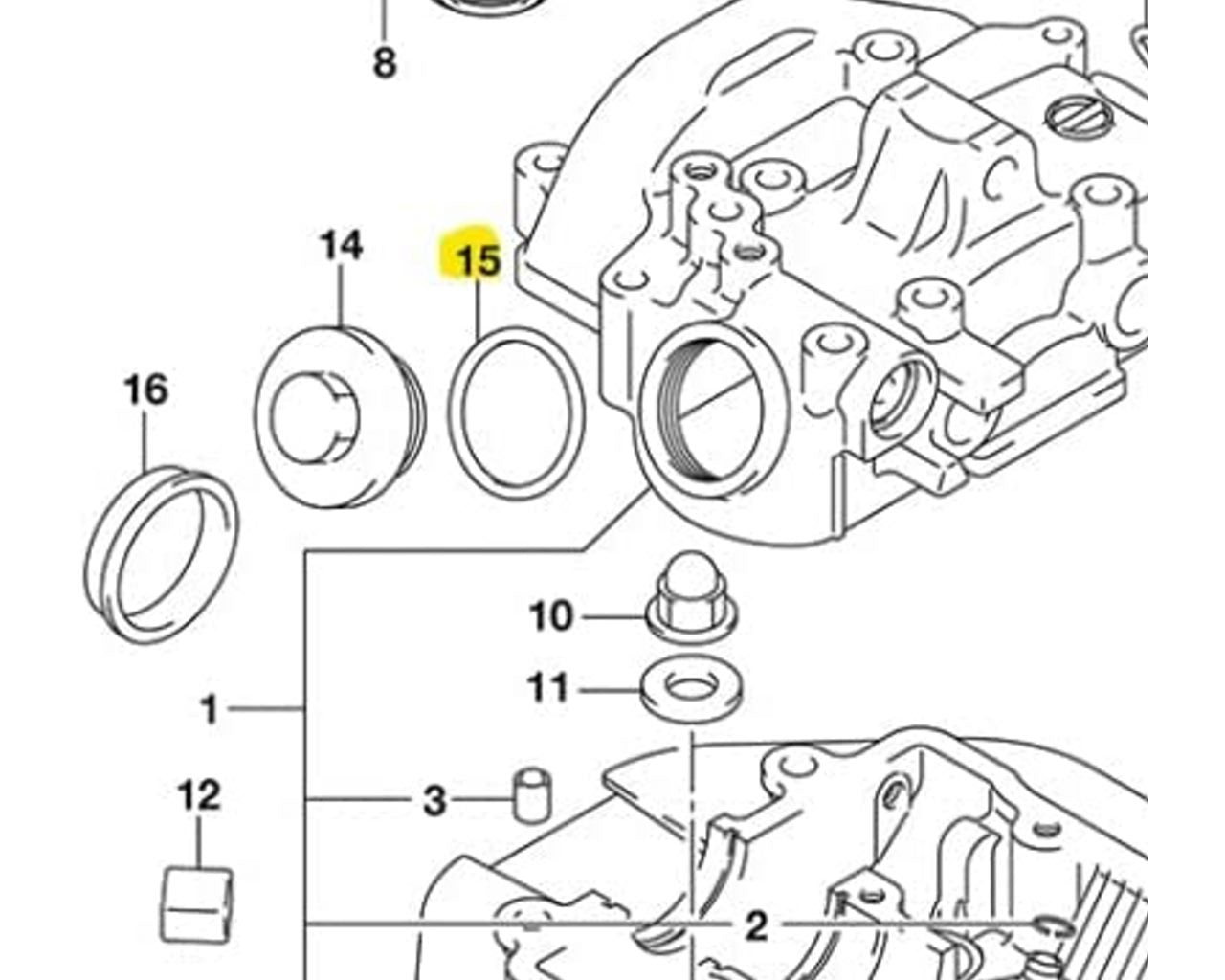 Suzuki Valve Cover Adjuster Cap O-Ring Mult-Fit DR200 TU250 DRZ125 LTZ-250 09280-30001