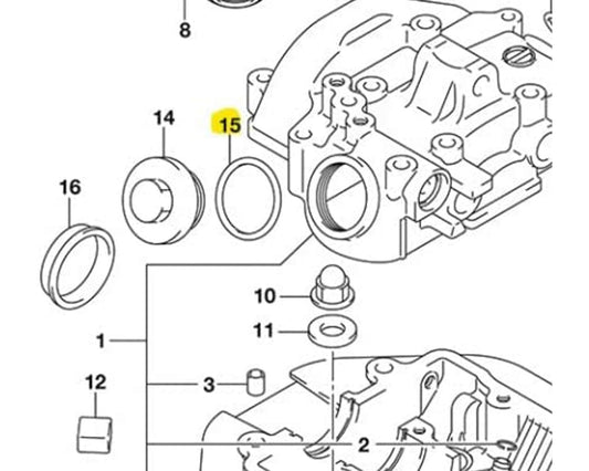 Suzuki Valve Cover Adjuster Cap O-Ring Mult-Fit DR200 TU250 DRZ125 LTZ-250 09280-30001