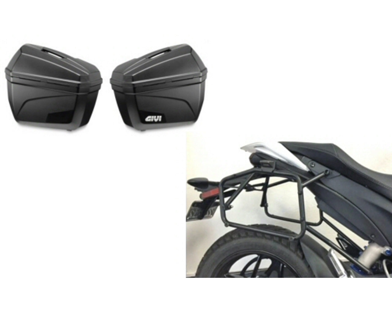 ZERO Motorcycles Givi Side Cases and Rack Kit DSR DS S 2015-2023 SR 2015-2018 10-08119