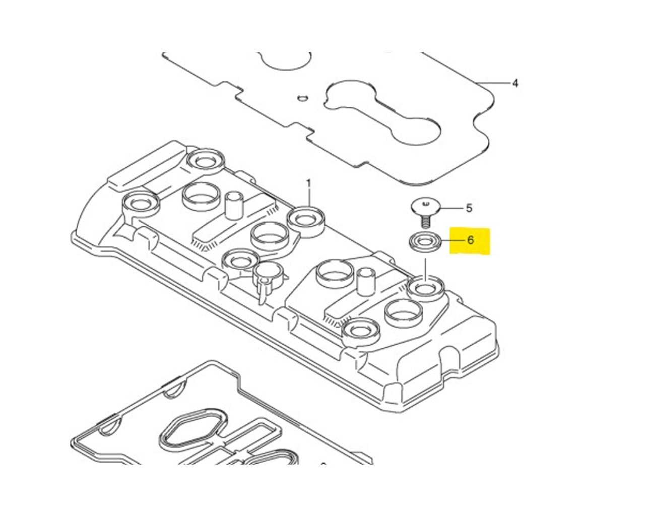 Suzuki OEM Valve Cober Bolt O-Ring Seal Muti-Fit DR GSXR SV VL 11191-27E00