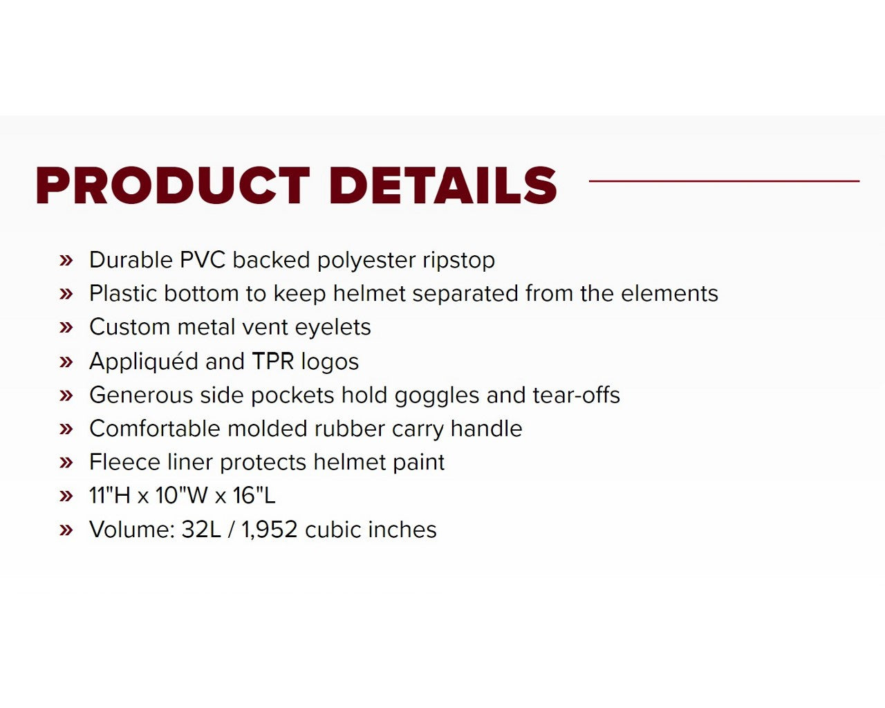 FlyRacing Black Helmet Bag Garage 28-5229