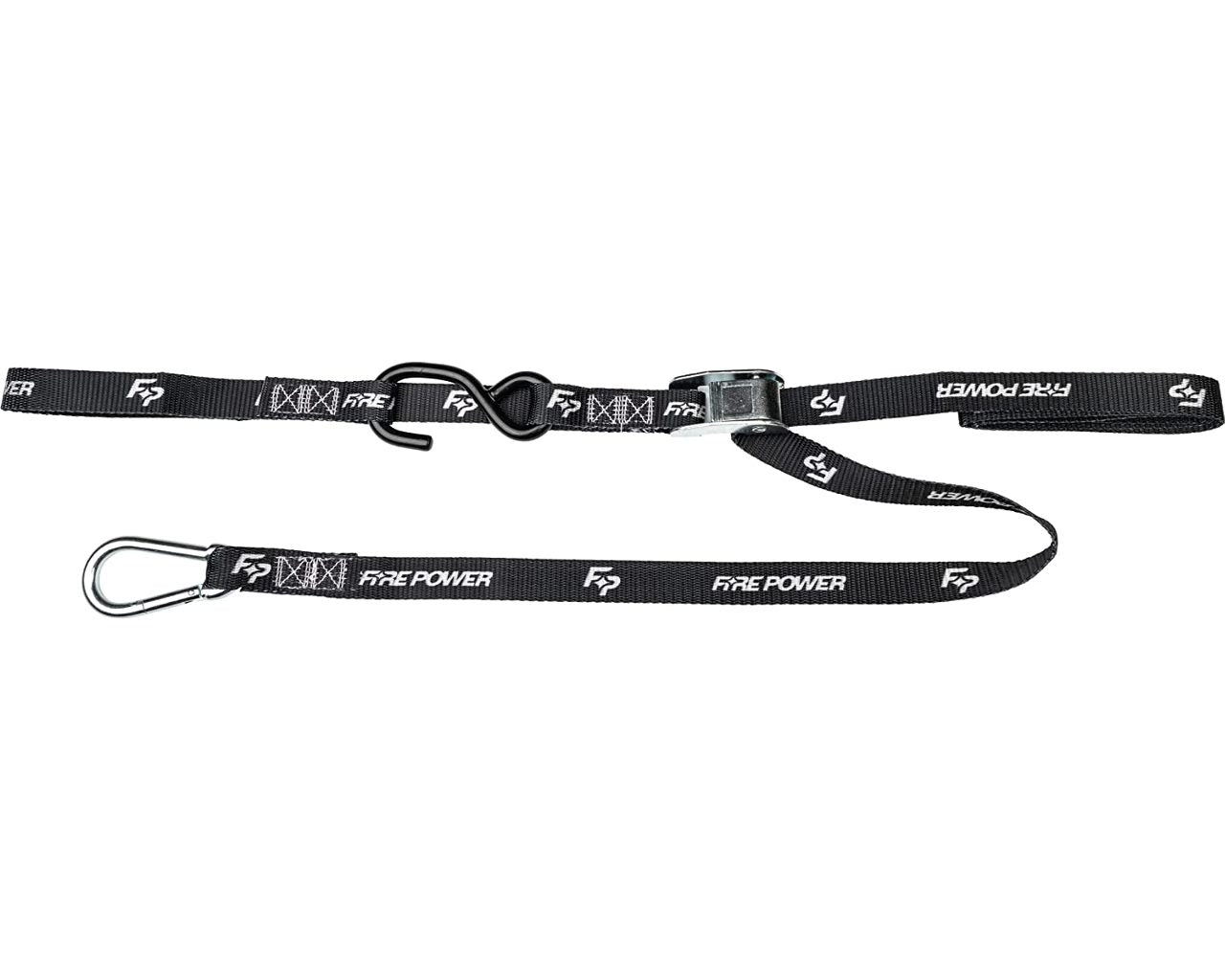 Fire Power Motorcycle/ATV Tie Downs W/Soft Tie Cam Buckle Black 29-13030