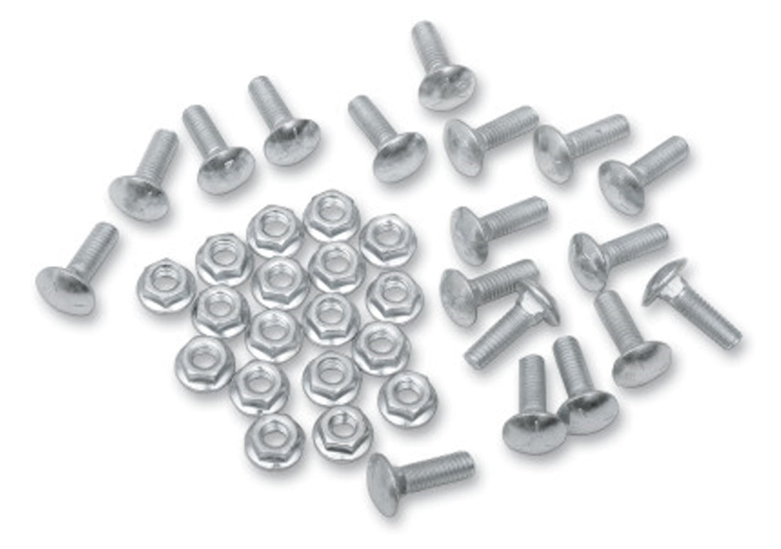 Snow Plow Wear Bar Bolt Nut Kit 7 Pack 5/16" x 1" Bolt 8mm Universal Fit