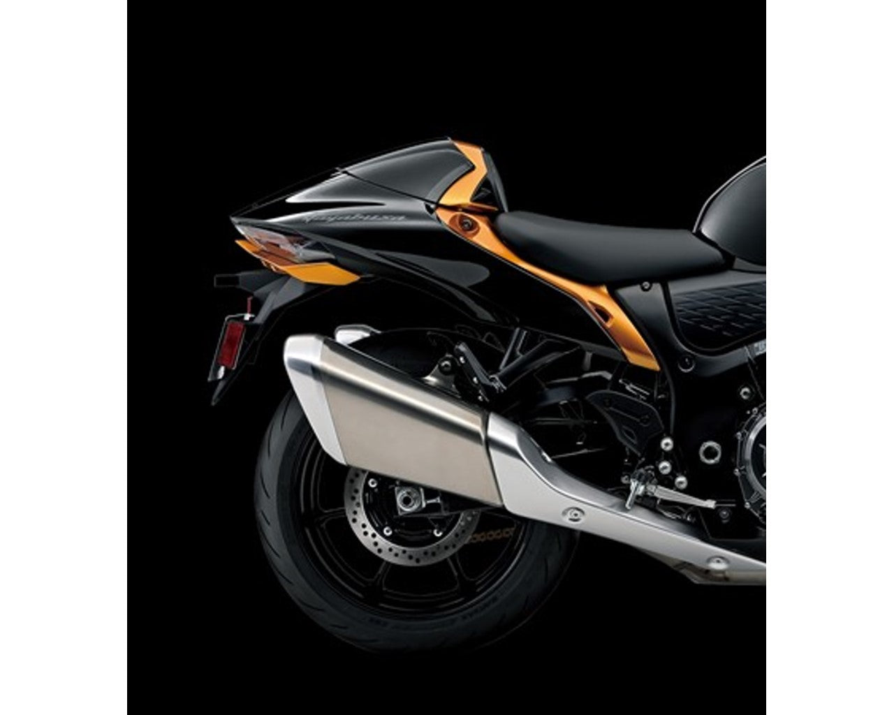 Suzuki Rear Single Seat Cowl Black/Gold 2022+ Hayabusa GSX1300R 45500-10800-B5L