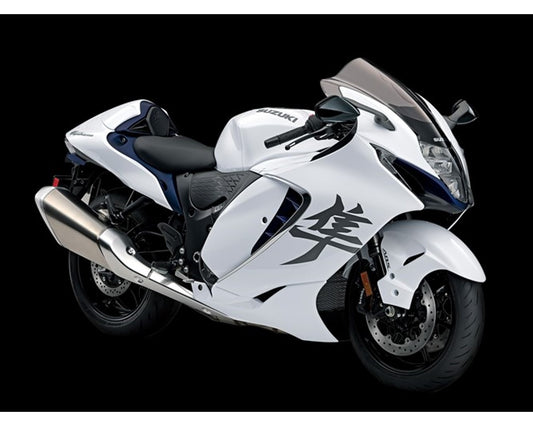 Suzuki Rear Single Seat Cowl White/Blue 2022+ Hayabusa GSX1300R 45500-10800-B5N