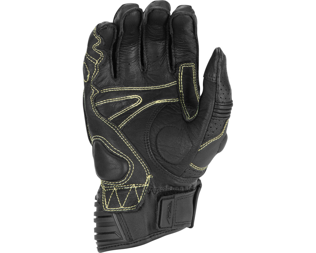 Fly Racing Brawler Leather Motorcycle Gloves Black
