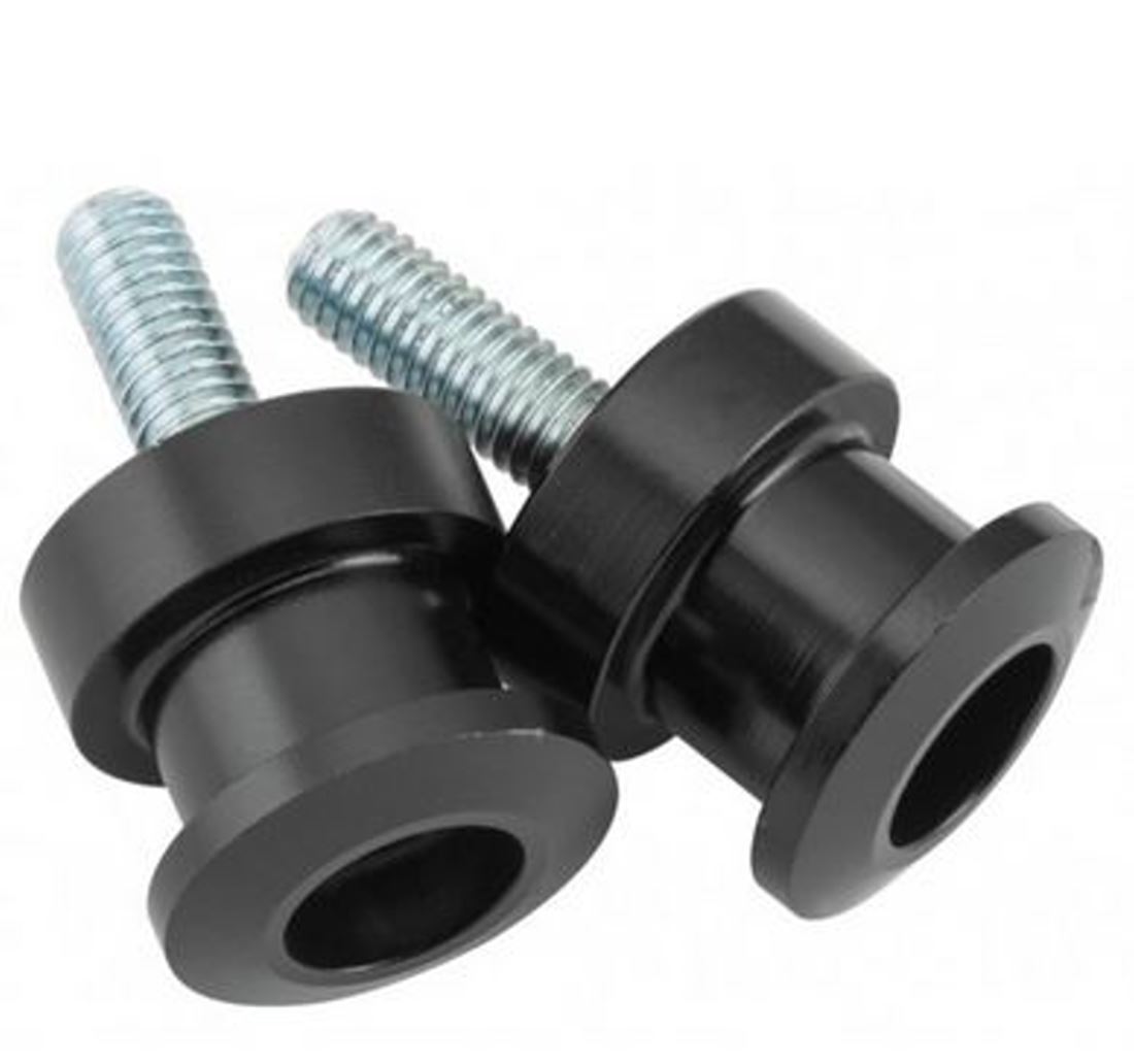 Swingarm Spool Kit 6mm for Ducati Yamaha Sportbikes Black