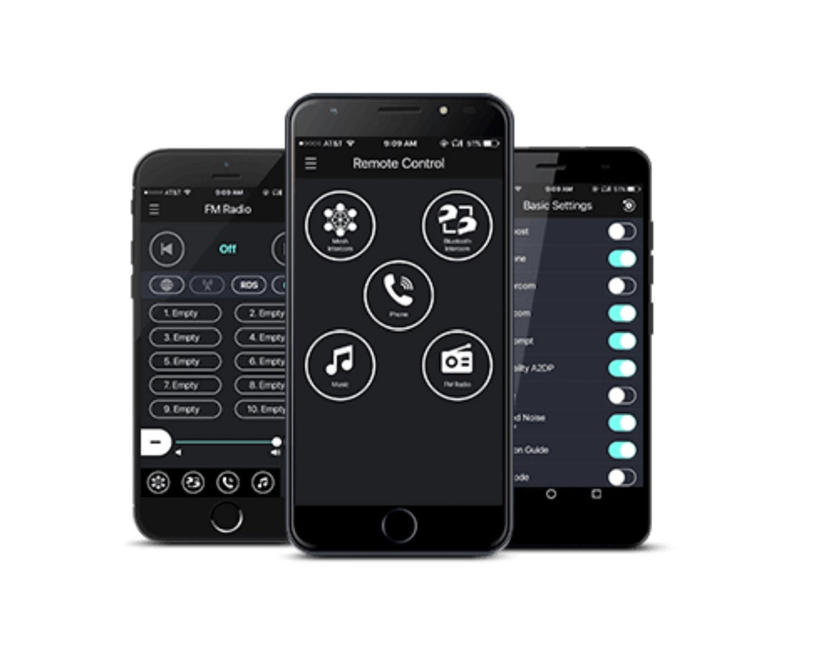 Sena SF4 Dual Pack Bluetooth 4 WAY Helmet Communication System HD Speakers