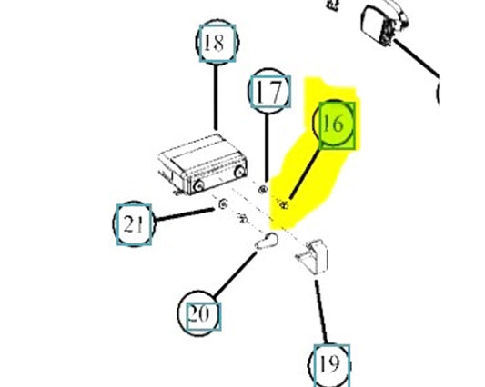 ZERO Motorcycles 12volt Battery Hex Head Bolt 2020+ SR/F SR/S DSR 90-08255