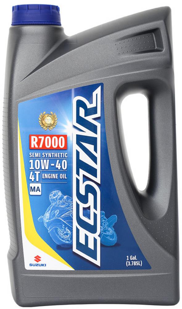Suzuki ECSTAR R7000 Motorcycle Semi Synthetic Engine Oil 10W40 1 Gallon