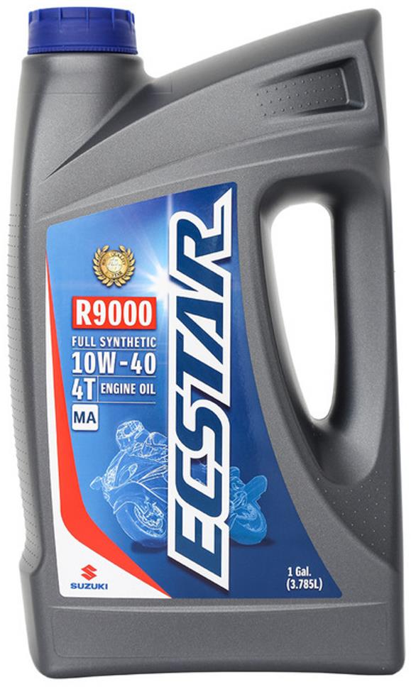 Suzuki ECSTAR R9000 Motorcycle Full Synthetic Engine Oil 10W40 1 Gallon