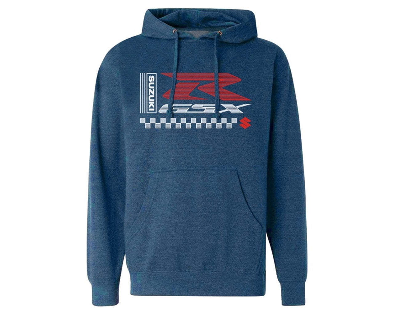 Suzuki GSX-R Retro Hoodie Blue