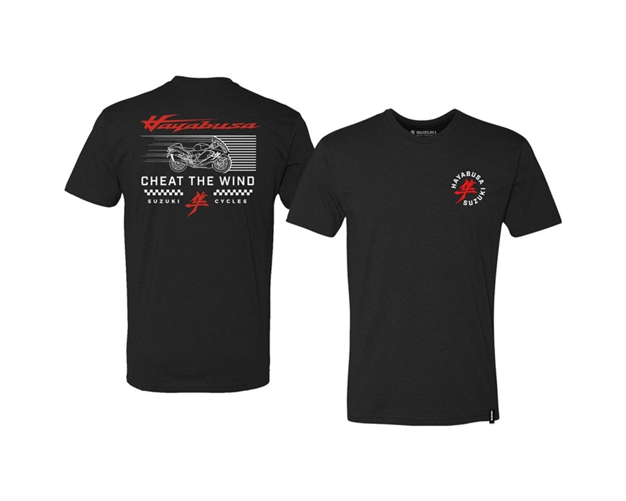 Suzuki Hayabusa Cheat The Wind T-Shirt Black