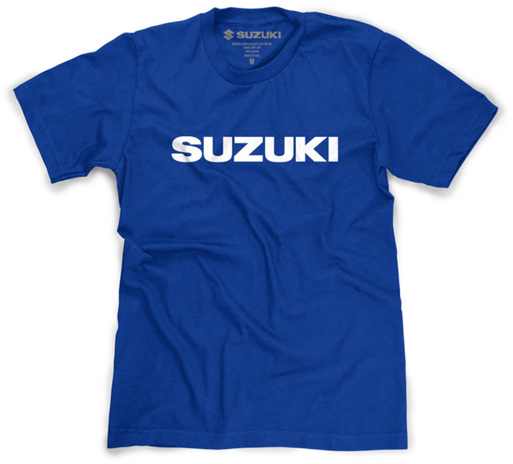 Suzuki Logo Short Sleeve T-Shirt Blue