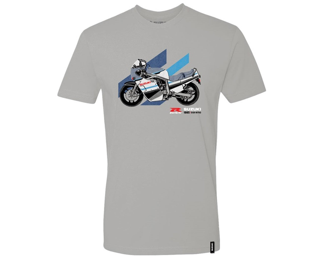 Suzuki GSX-R750 Retro T-Shirt Grey