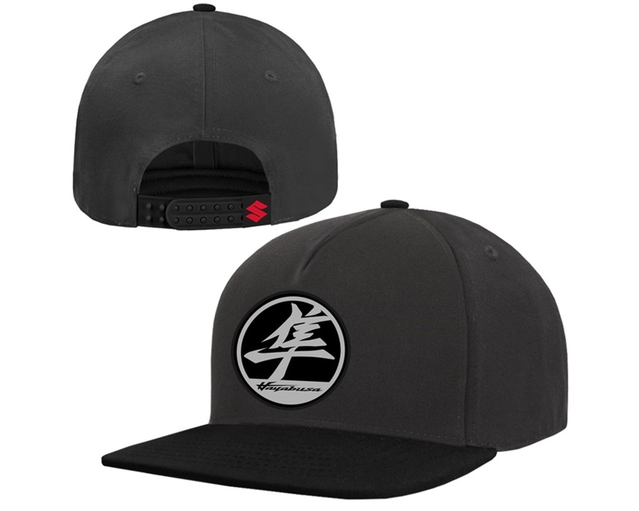 Suzuki Hayabusa Charcoal Flat Bill Baseball Cap 990A0-17203