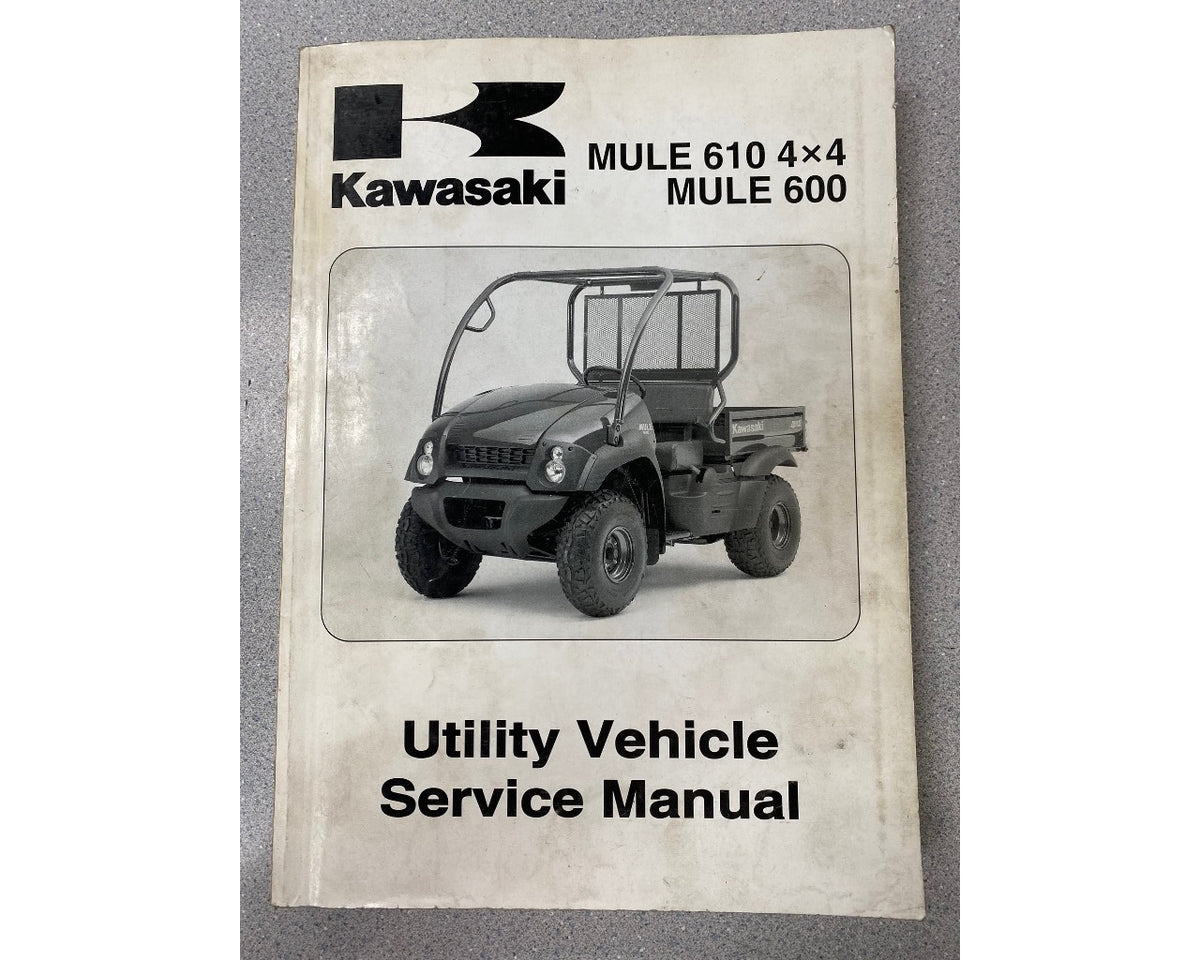 Kawasaki Factory Service Manual USED KAF400A/B Mule 600 610 99924-1349-14