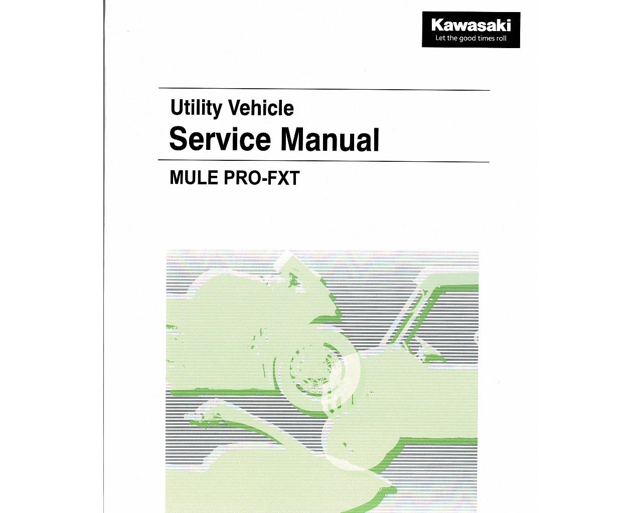 Kawasaki Factory Service Manual KAF820A/B/C/D/E/F/G/J & KAT820A/B/C/D/E/F 99924-1484-10