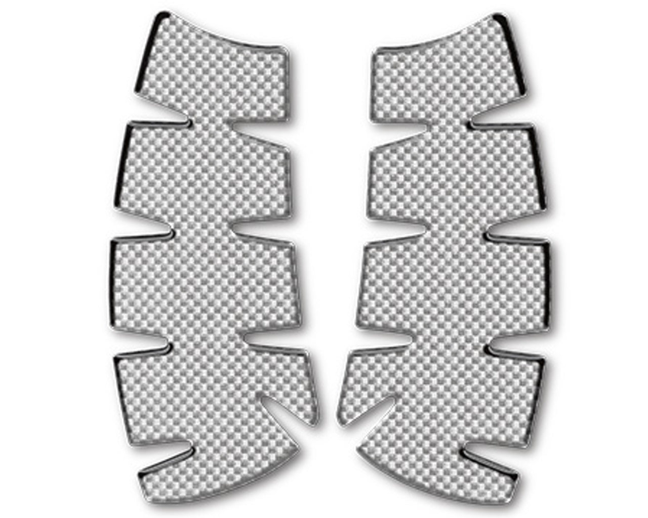 Kawasaki Knee Pad Set Carbon Print ZX6R ZX636 2009-2023 99994-1118