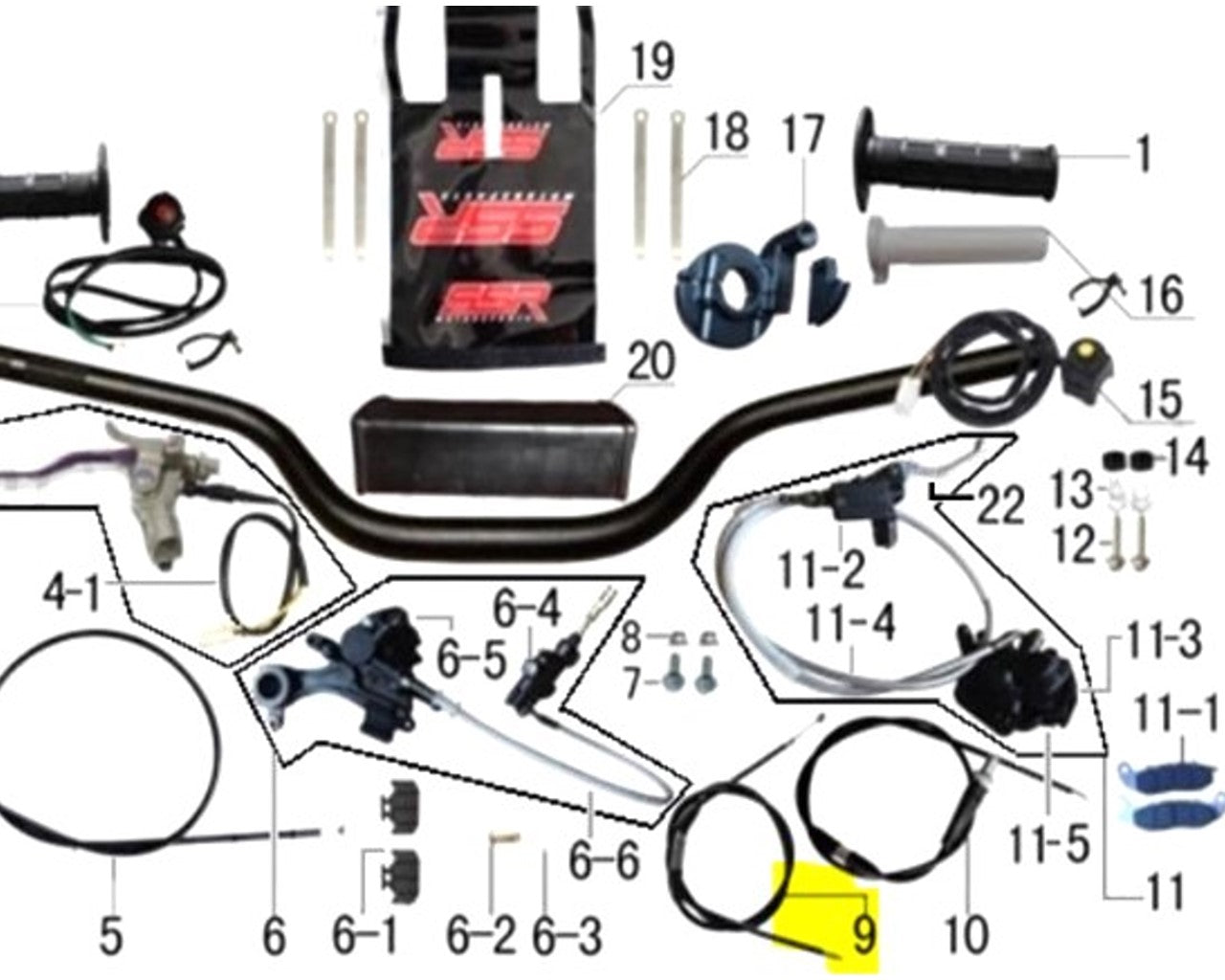 SSR OEM Choke Cable SR150 SR189 A00445-05-00
