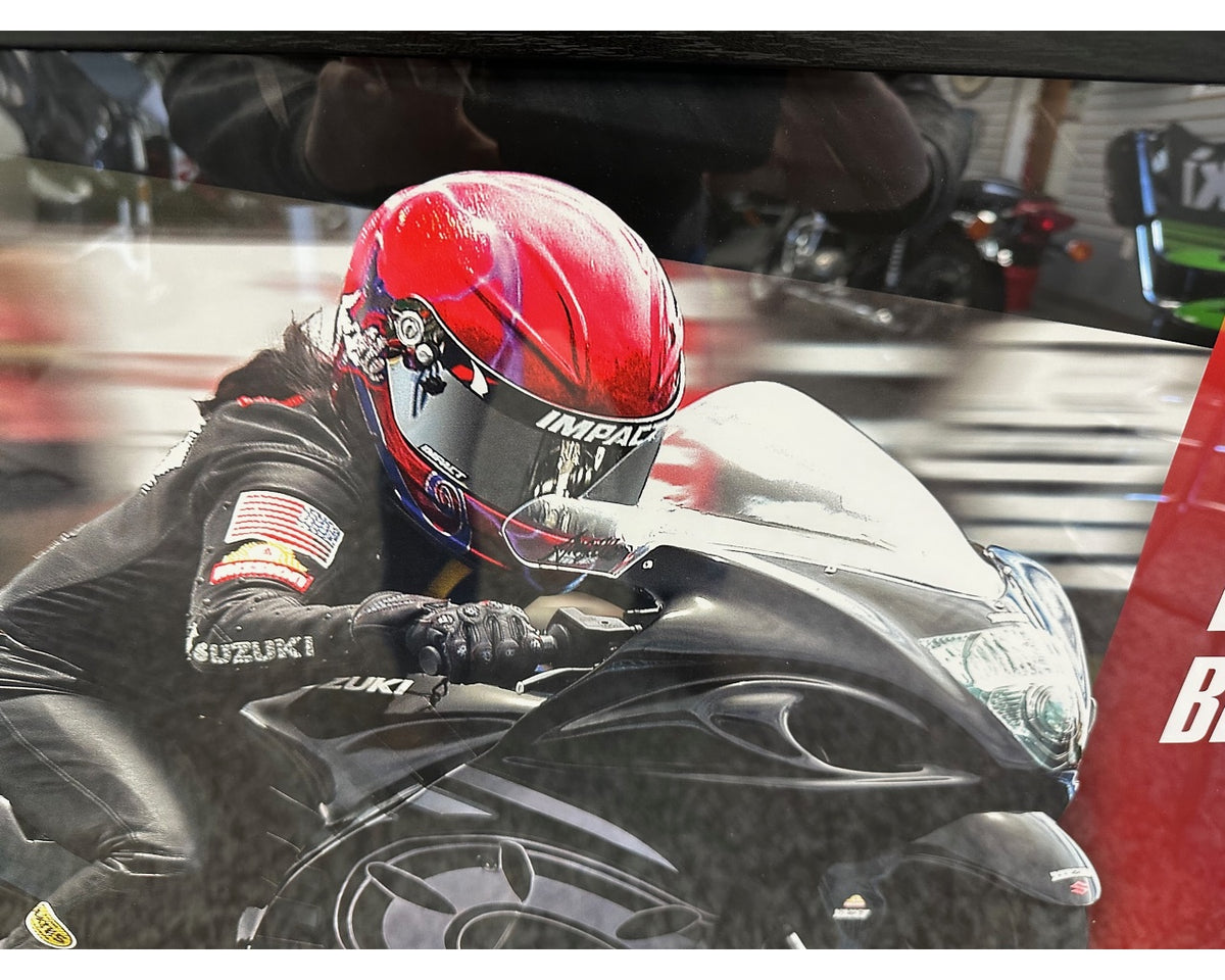 Suzuki Hayabusa Angelle Sampey NHRA Dealer Exclusive Poster GSXPOSTER22