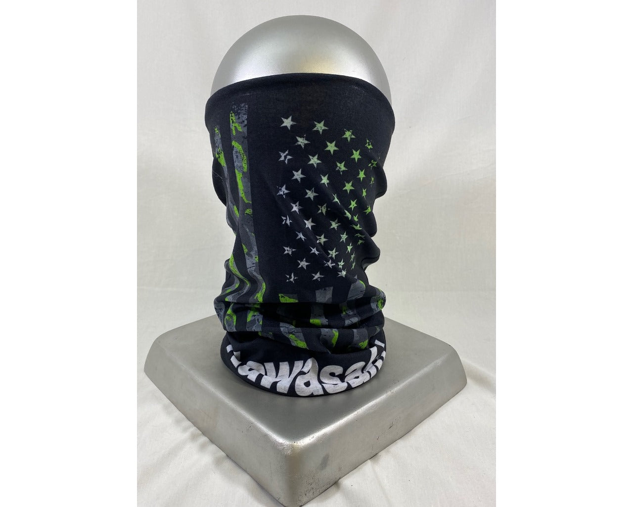 Kawasaki USA Flag Multifunctional Bandana Scarf Face Mask One Size Fits Most K001-4089-BKNS