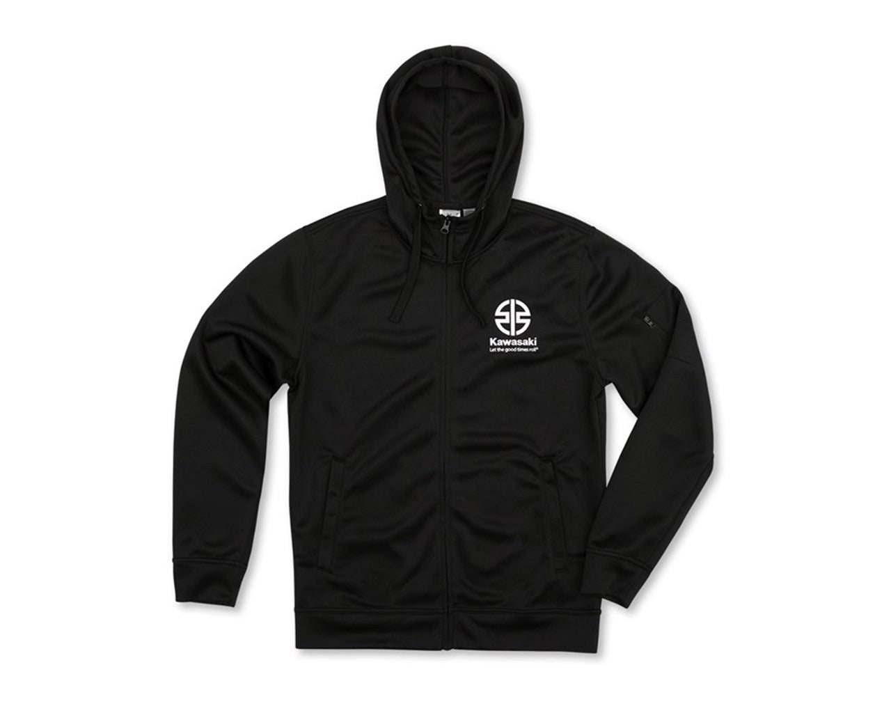 Kawasaki RIVER MARK FULL-ZIP PERFORMANCE HOODED SWEATSHIRT Black