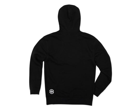 Kawasaki Team Green Zip Up Hooded Sweatshirt -Black
