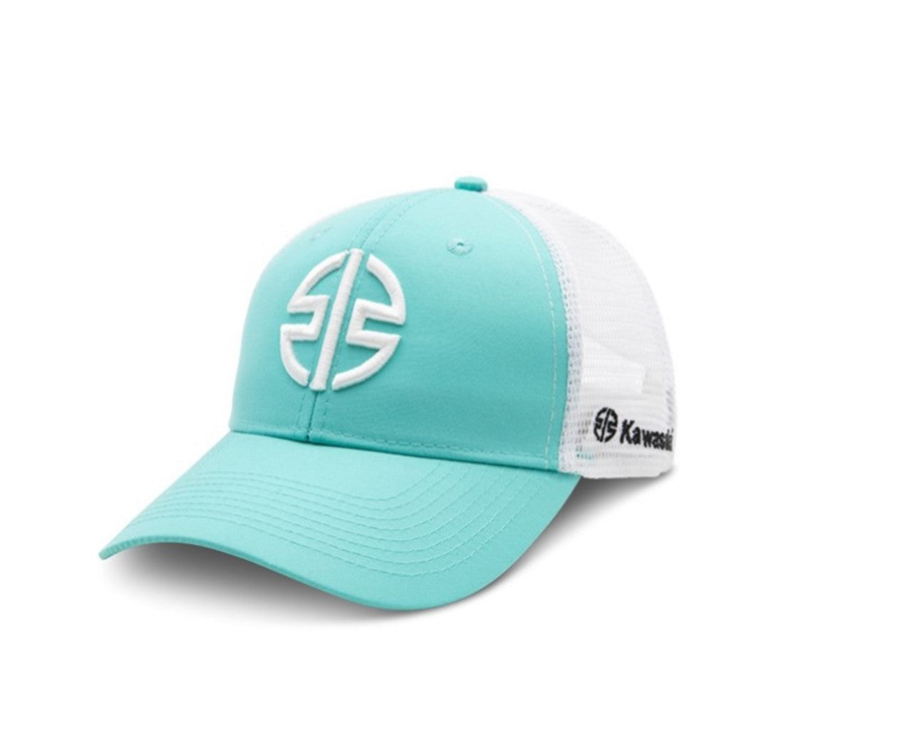 Kawasaki River Mark Logo Ocean Snapback Mesh Cap K003-4118-TLNS