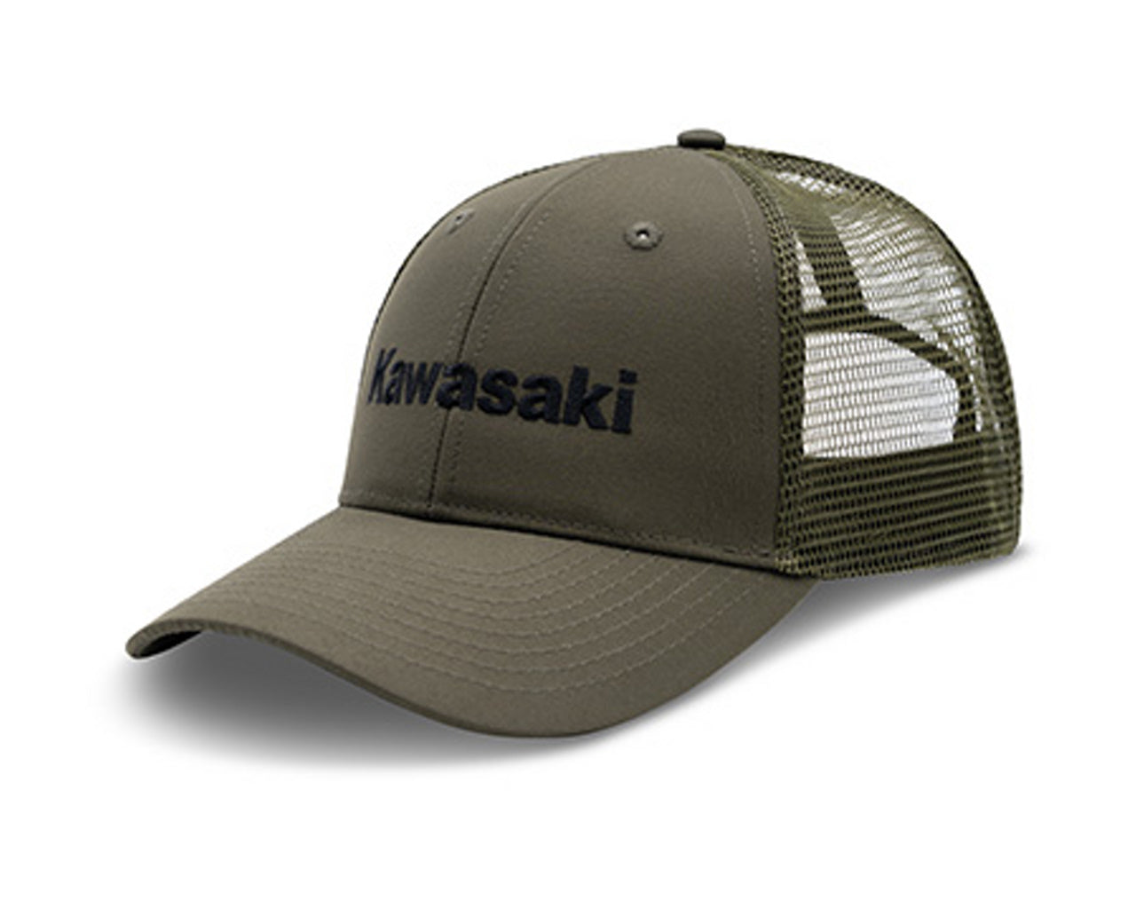 Kawasaki TrueTimber Olive Back Mesh Baseball Cap Adult K004-4121-OLNS