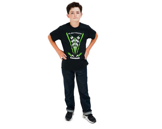 Kawasaki Youth Electrode T-Shirt Black