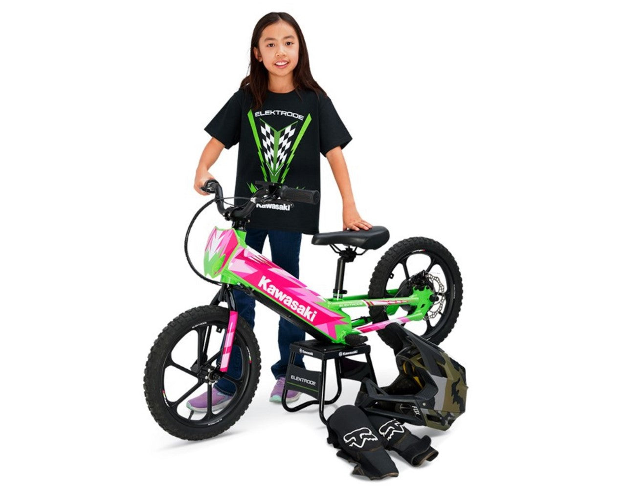 Kawasaki Youth Electrode T-Shirt Black