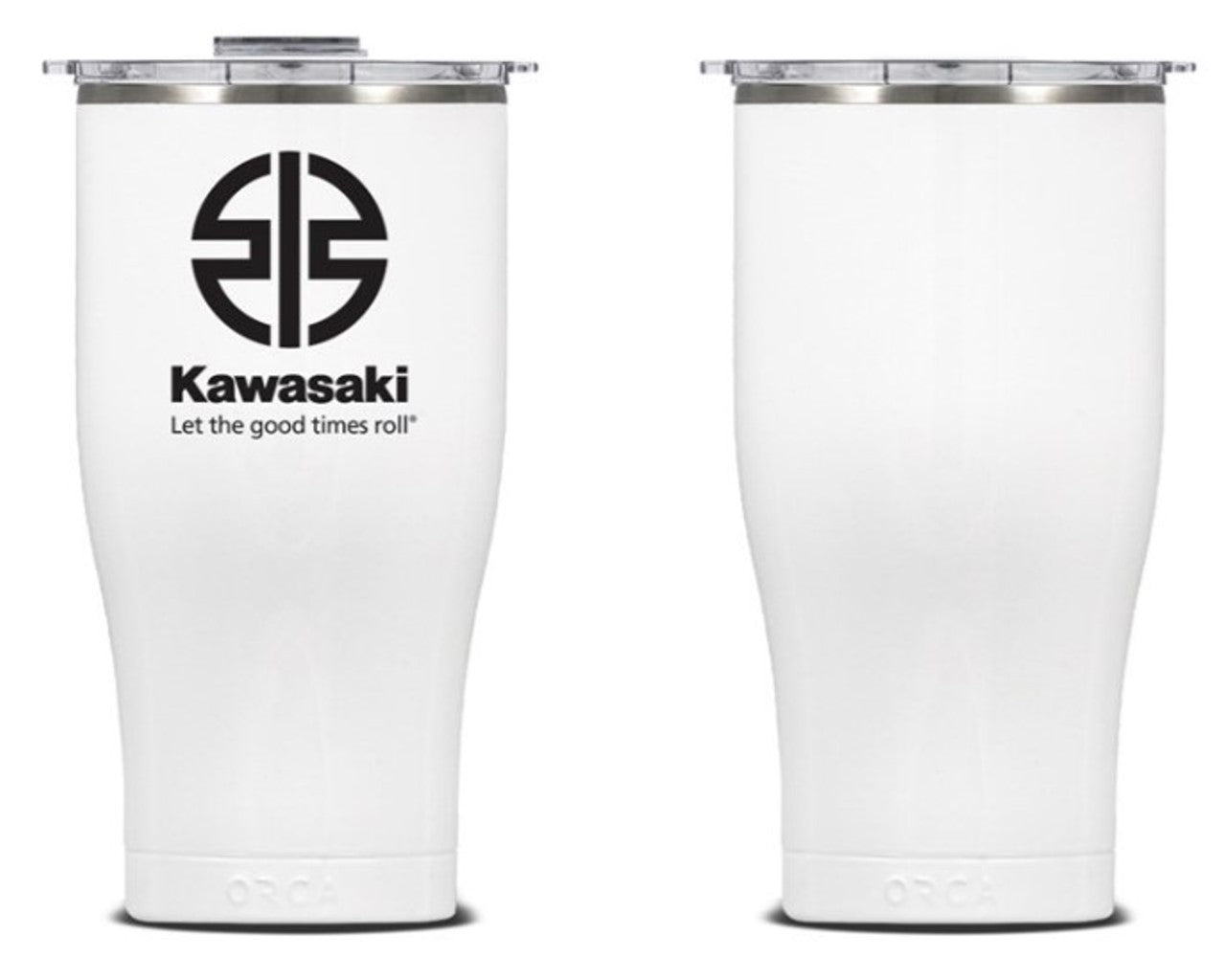 Kawasaki River Mark Logo Orca White 27oz Chaser Tumbler K062-8635-WH27