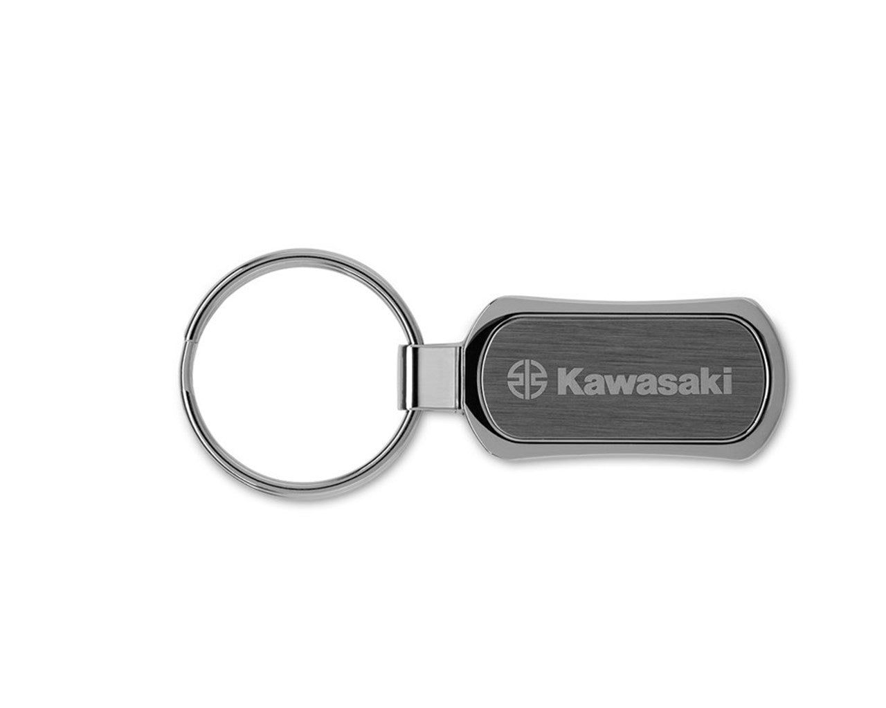 Kawasaki River Mark Logo Alloy Keychain K062-8927-BKNS