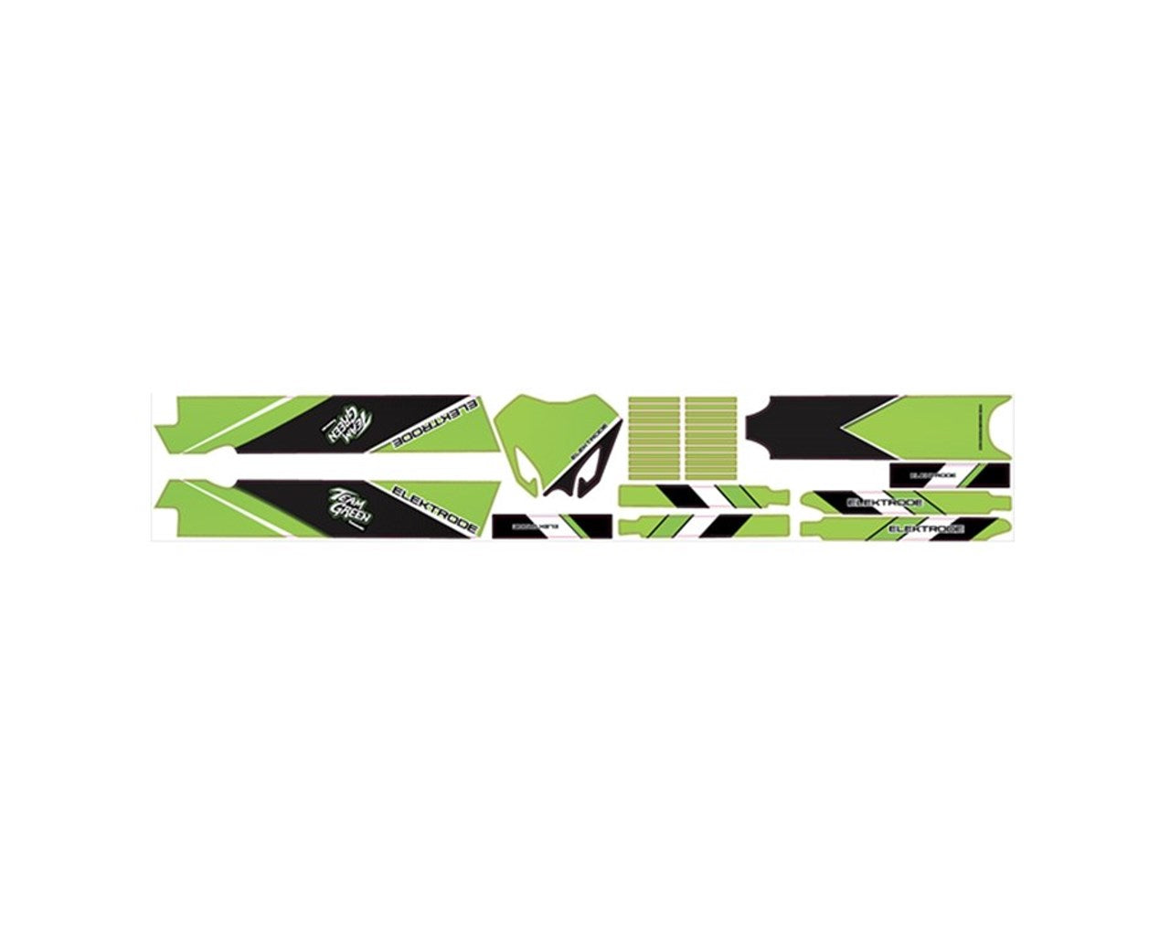Kawasaki Elektrode Graphics Kit Team Green K062-9517-GNNS