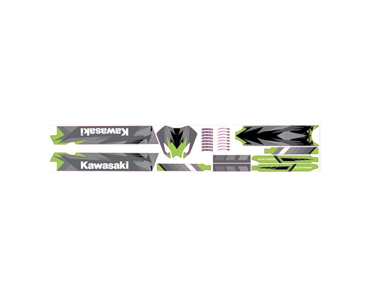 Kawasaki Elektrode Graphics Kit Gray K062-9517-GYNS