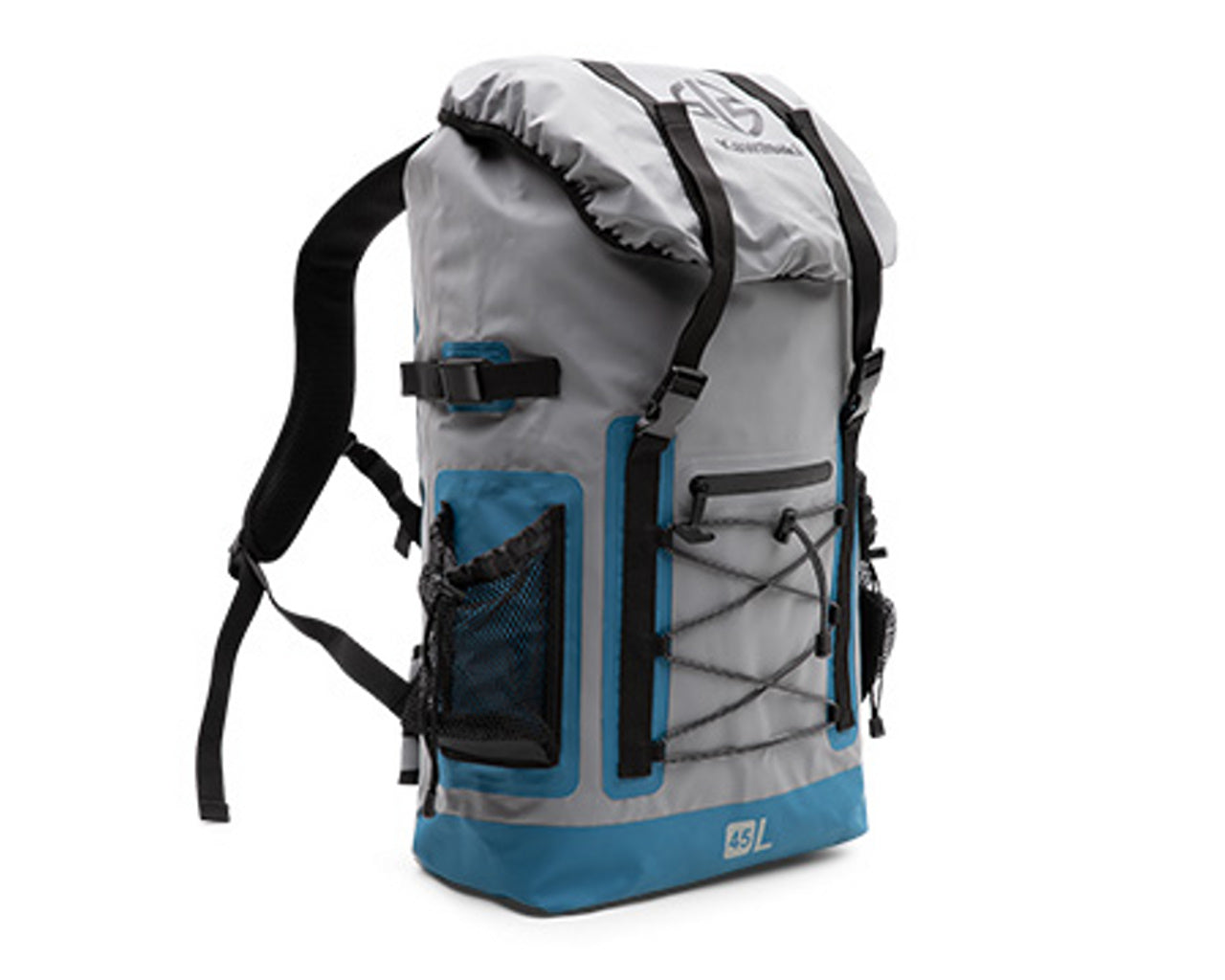 Kawasaki 45 Liter Knifelake Rolltop Dry Pack Back Pack K063-8645-BLNS