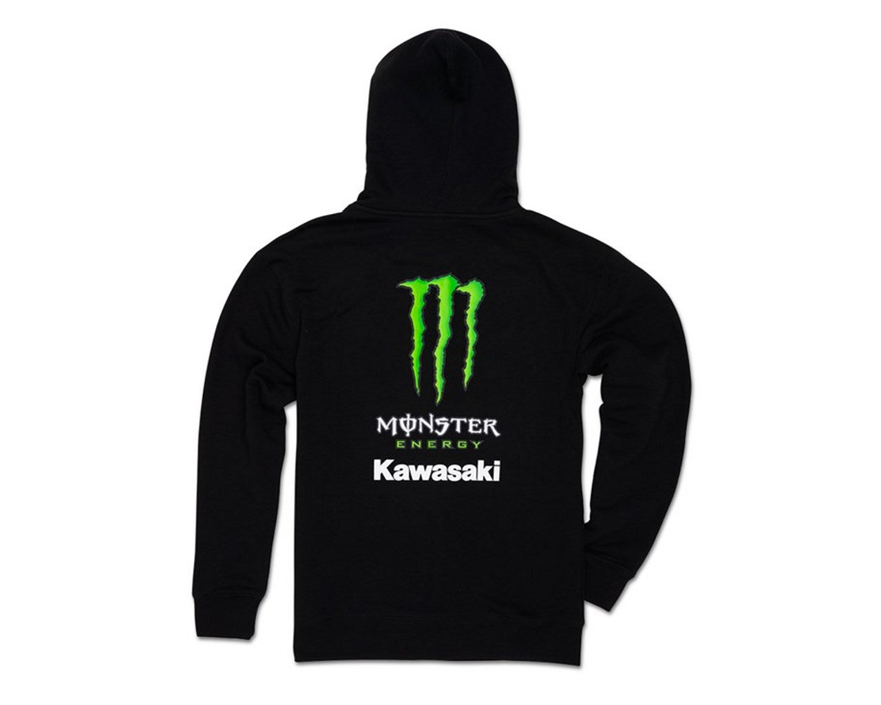 Kawasaki Monster Energy Zip Up Hooded Sweatshirt Black